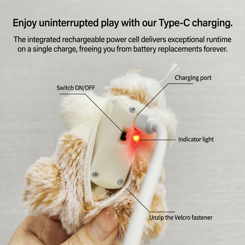 Wriggling-Tail Mouse Cat Toy