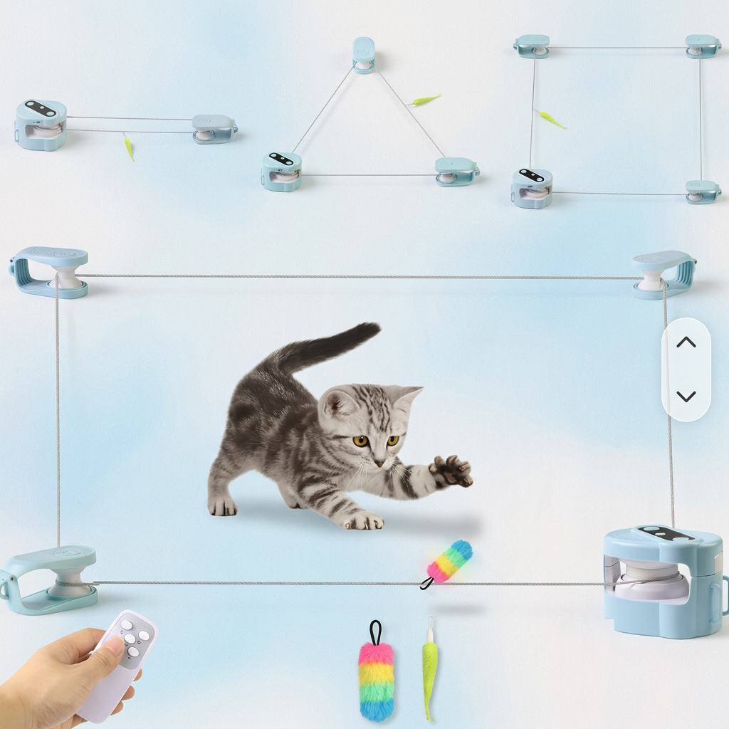 Automatic Chase Track for Cats