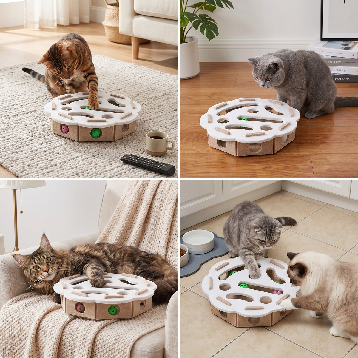 Felt Cat Puzzle Activity Box