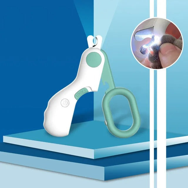Pet Nail Clippers with Built-In Light