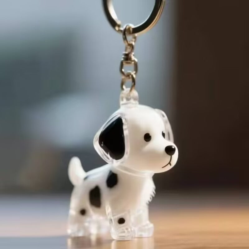 Dog-Shaped Pet Fur Keepsake Pendant