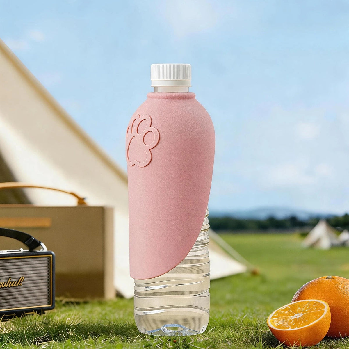 Silicone Bottle-Top Pet Drinking Cap