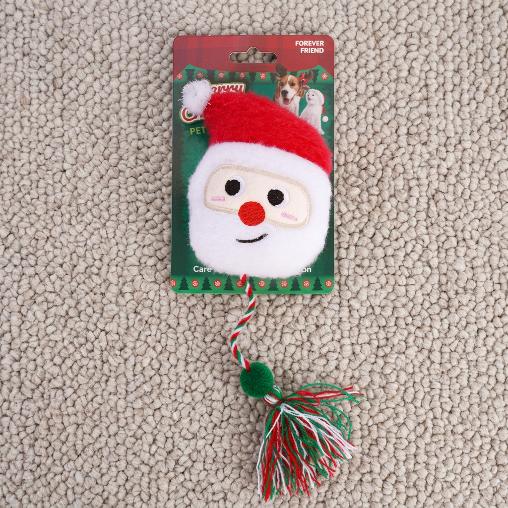 Festive Catnip Rope Teaser