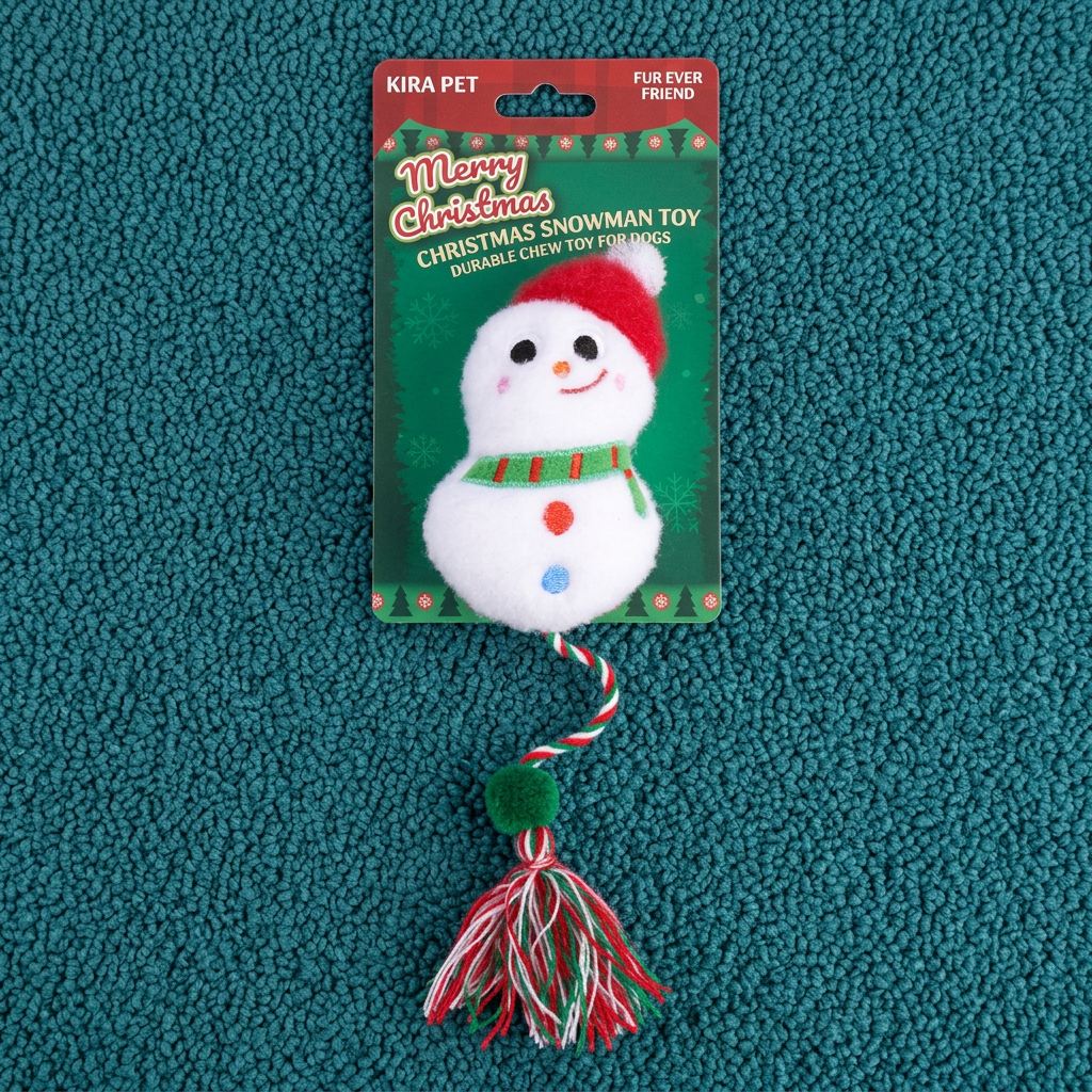 Festive Catnip Rope Teaser