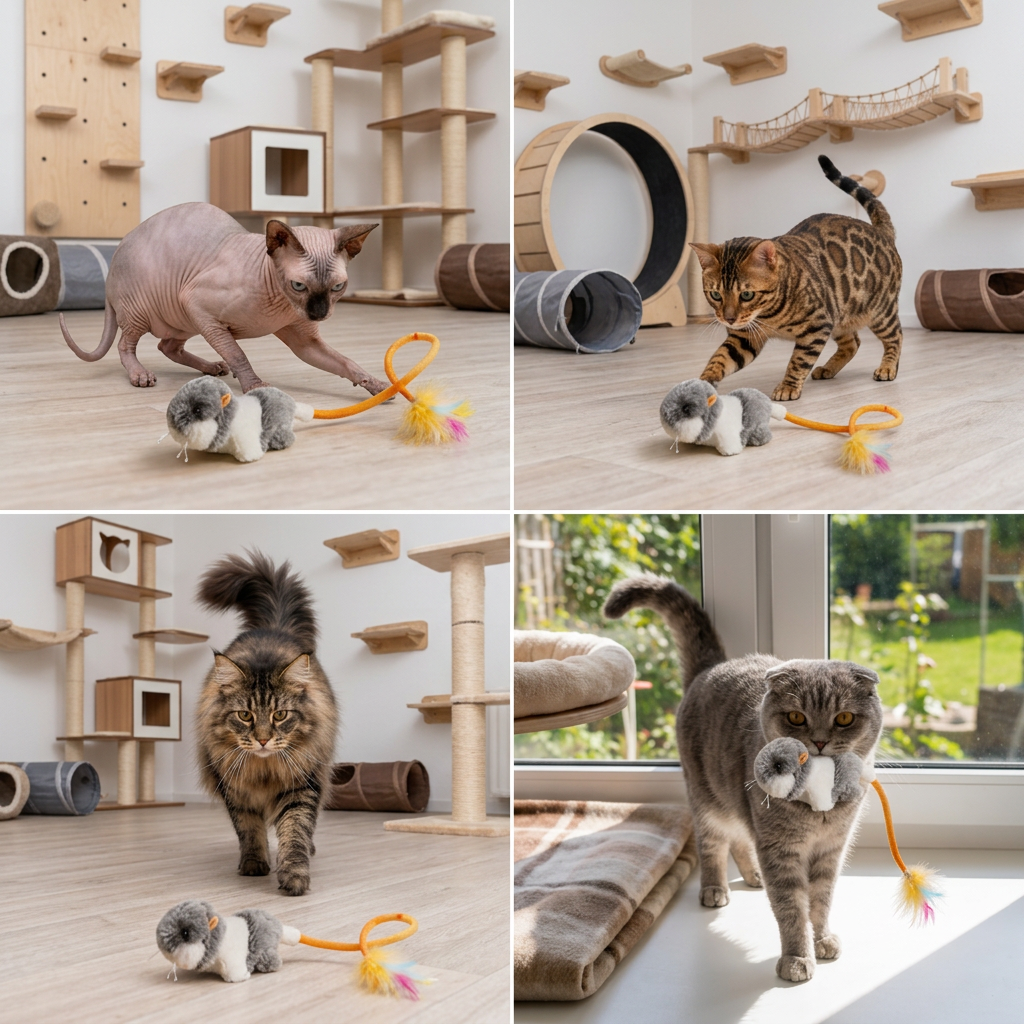 Wriggling-Tail Mouse Cat Toy