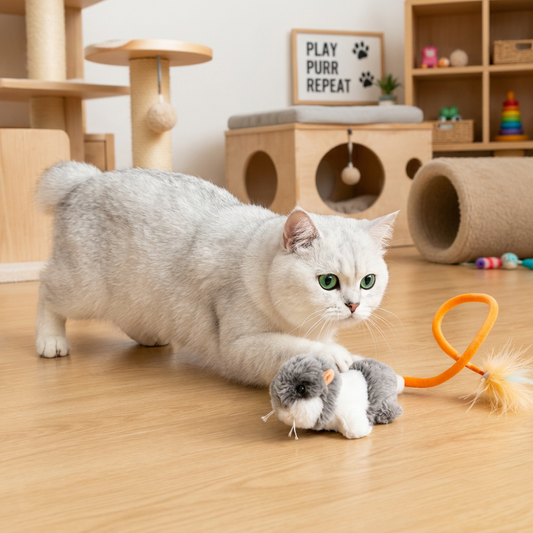 Wriggling-Tail Mouse Cat Toy
