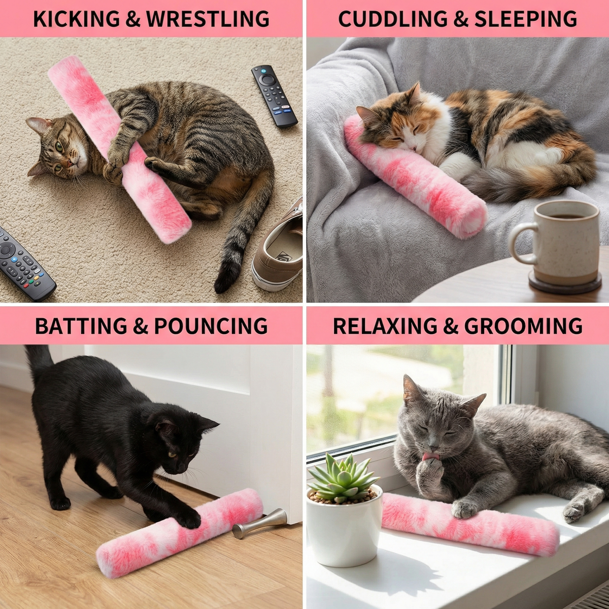 Catnip-Filled Play Cushion