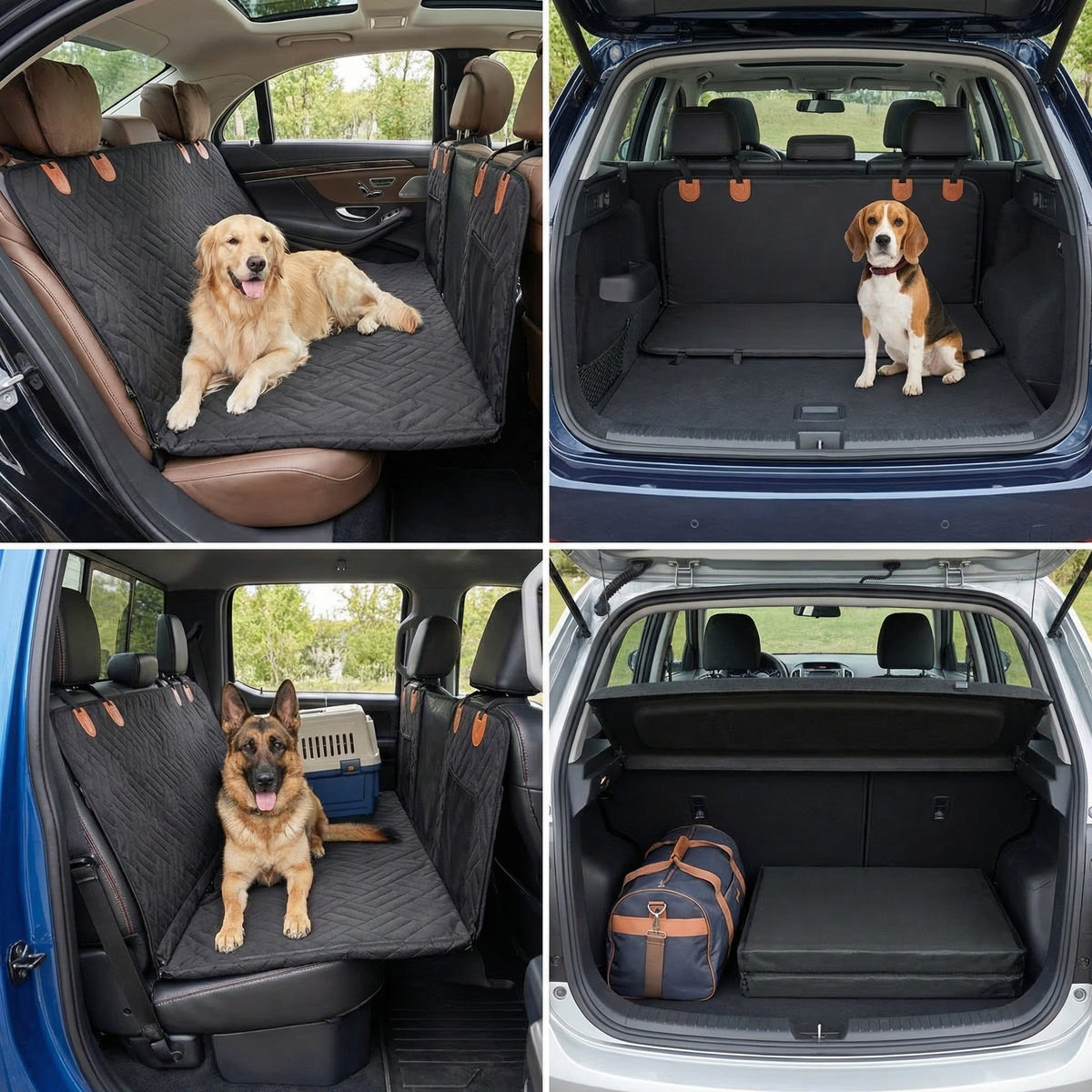 Hard-Base Dog Car Seat Extension