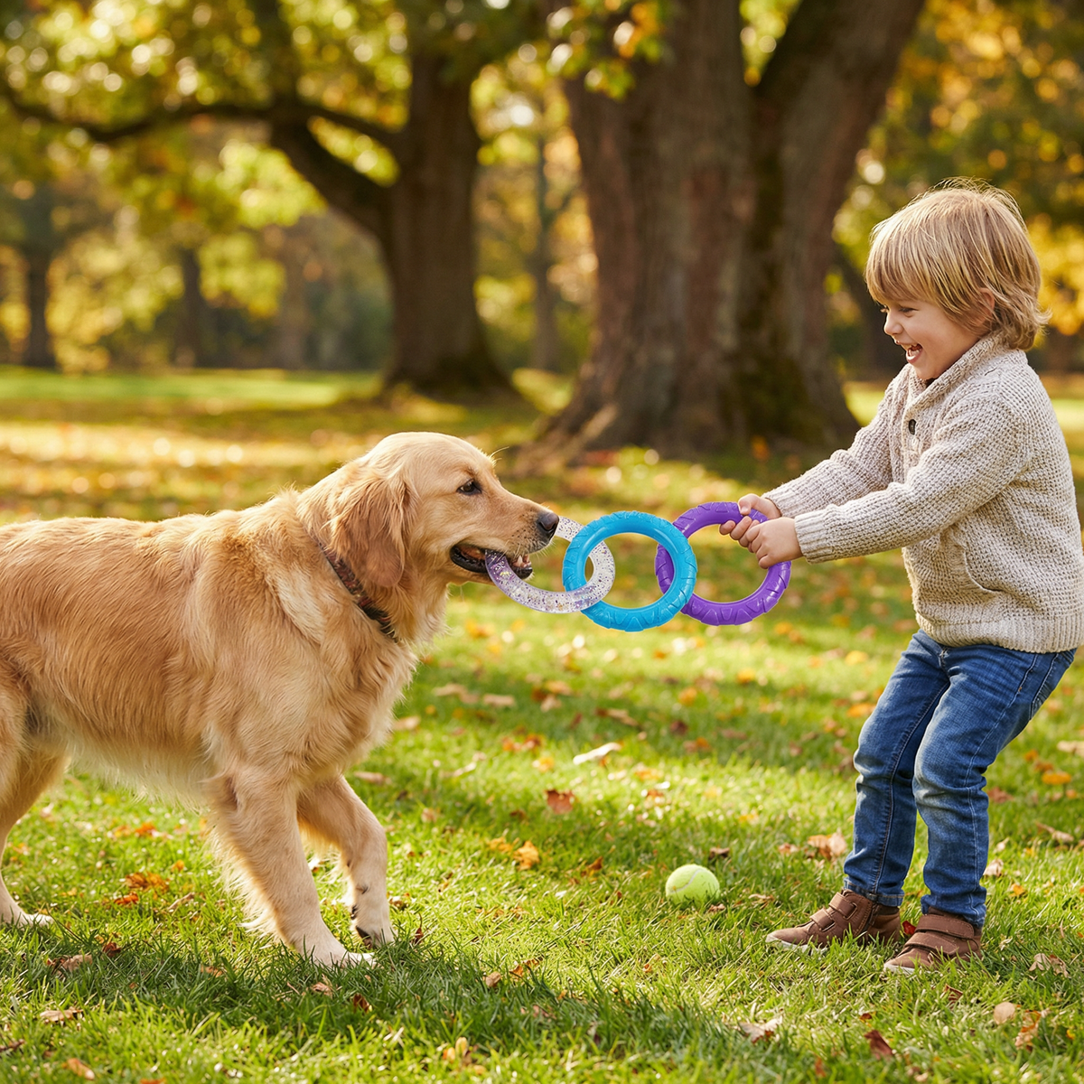 Dog Tug & Interactive Play Toy