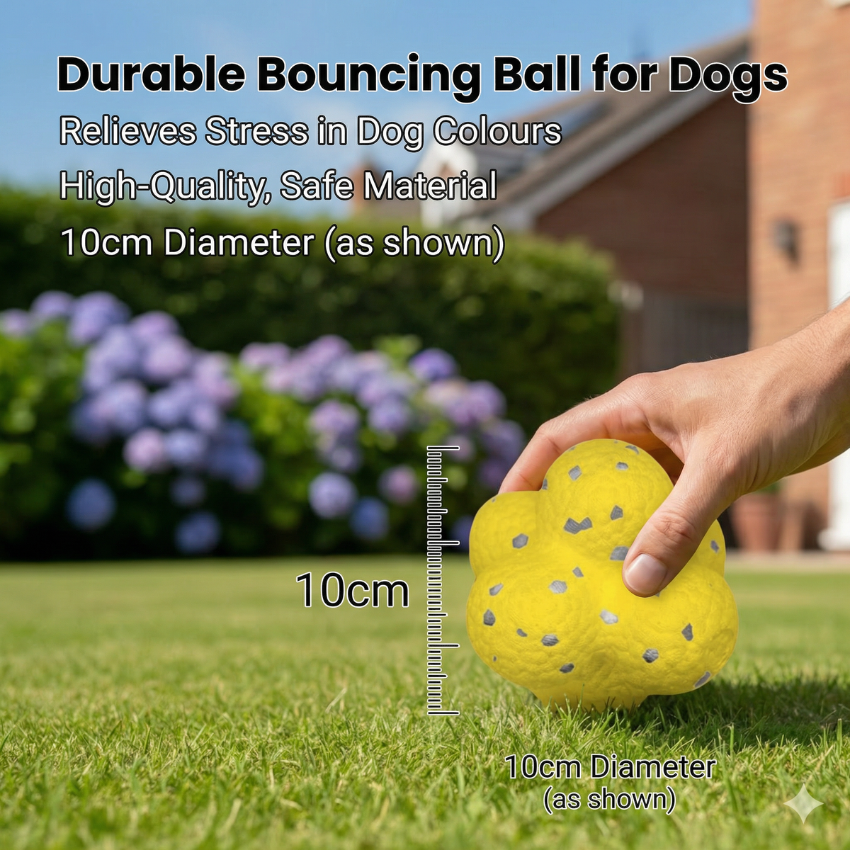 Bouncing Dog Play Ball in Canine-Friendly Colours
