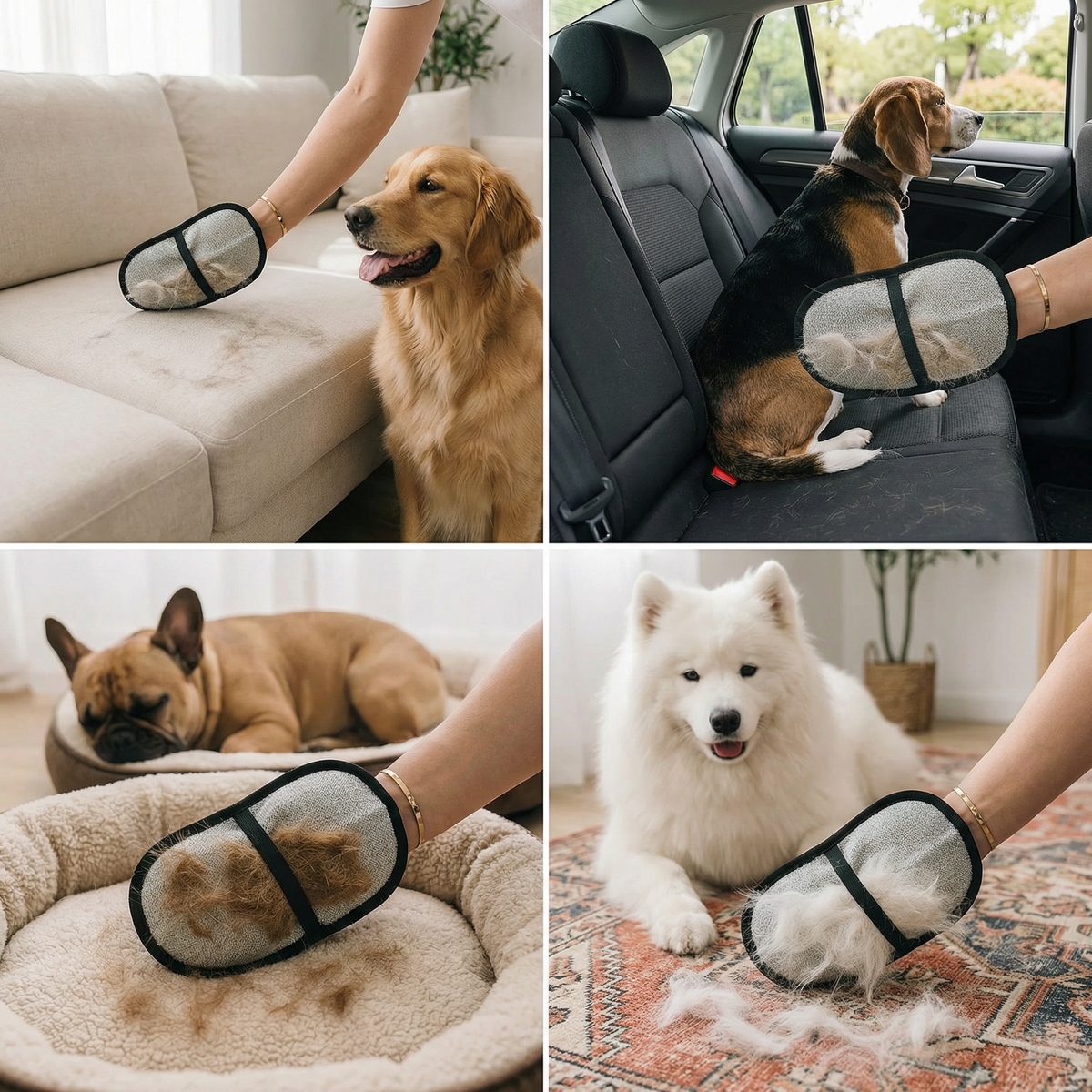 Reusable Pet Hair Cleaning Glove