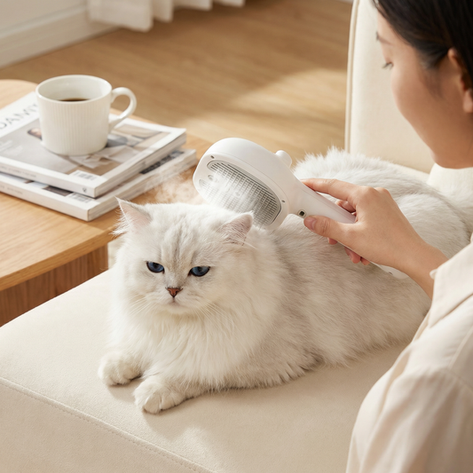 Cat Grooming Brush with Mist Function