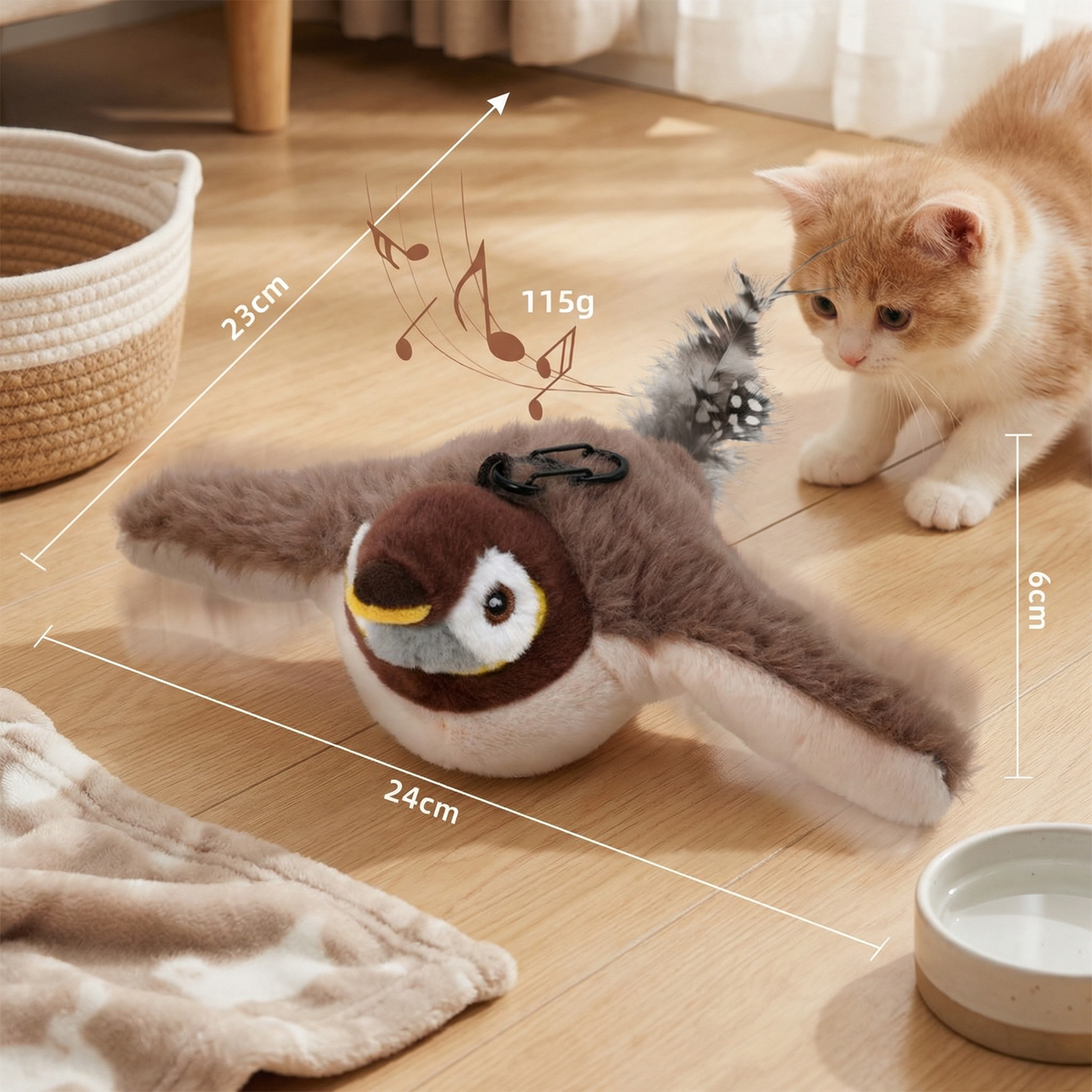 Flapping Bird Activity Toy for Cats