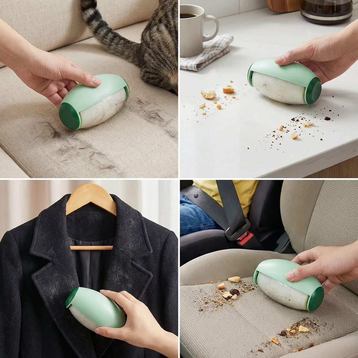 Reusable Pet Fur & Lint Cleaning Roller