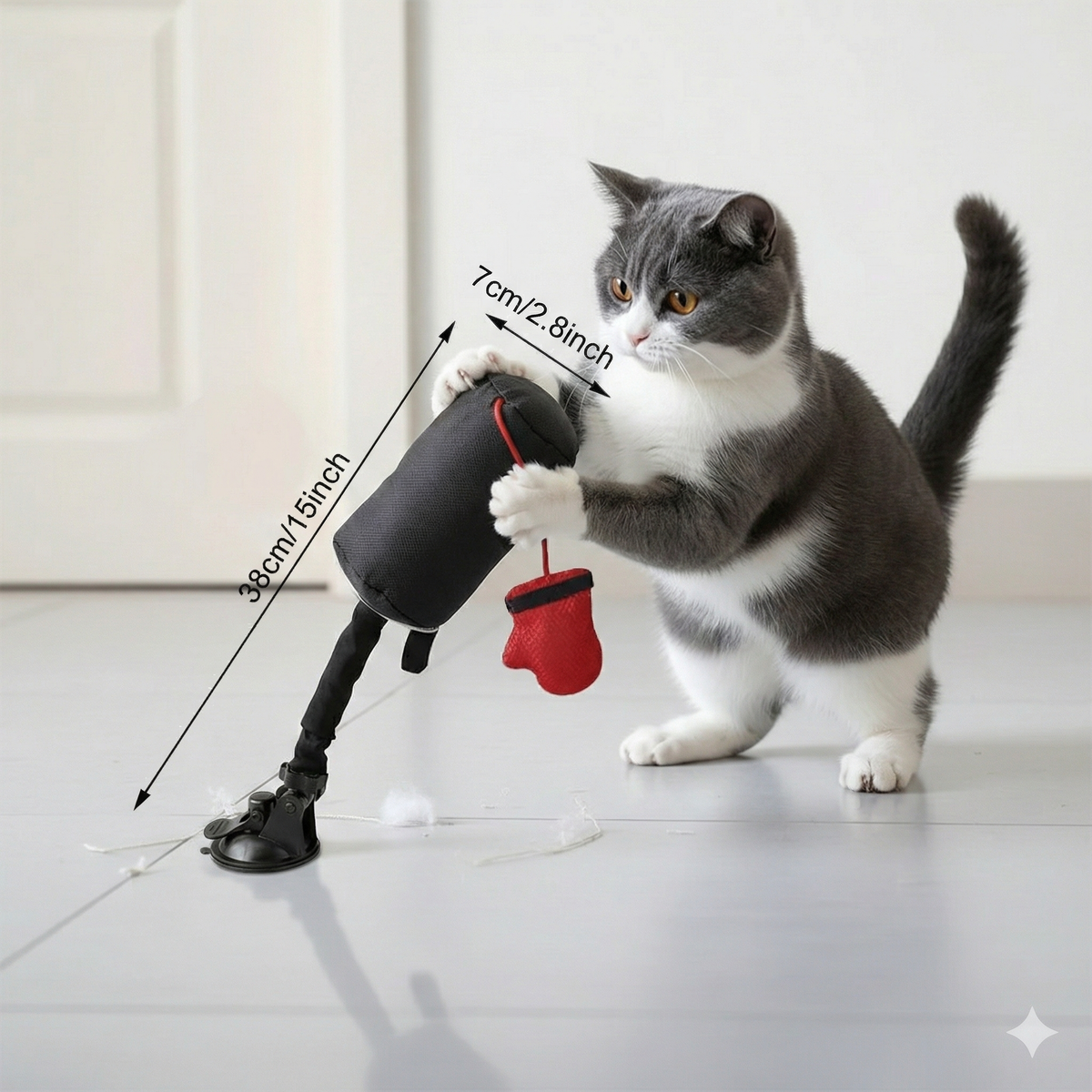 Cat Punching Bag Play Toy