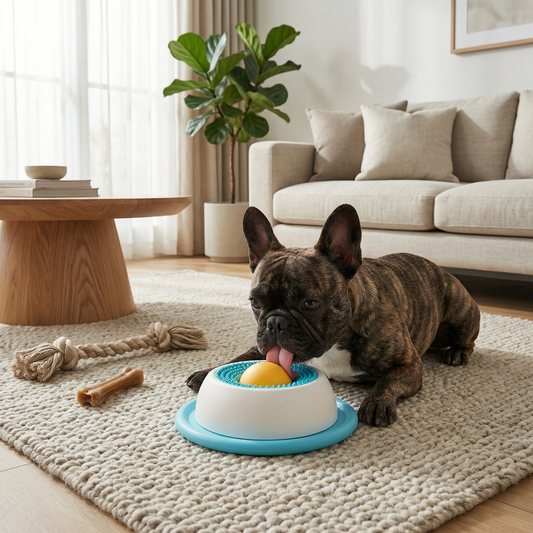 Textured Dog Licking Mat & Slow Feeder