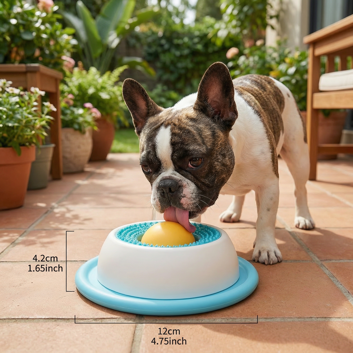 Textured Dog Licking Mat & Slow Feeder