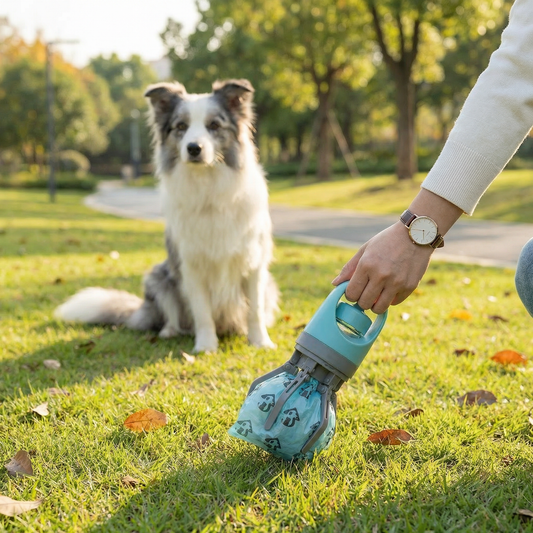 Portable Dog Poo Scoop & Bag Set