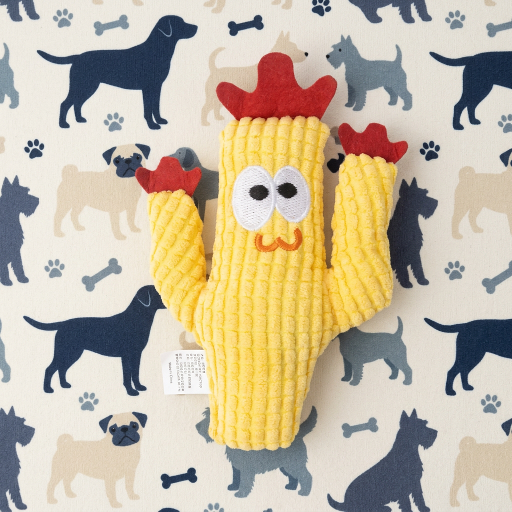 Cactus-Shaped Catnip Cat Chew Toy